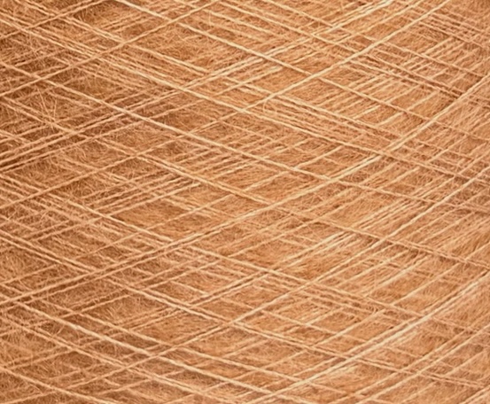 Manifattura Sesia Art. Paris Nm 15.000 – Filato in kid mohair e seta Mulberry col. Caramello 5875
